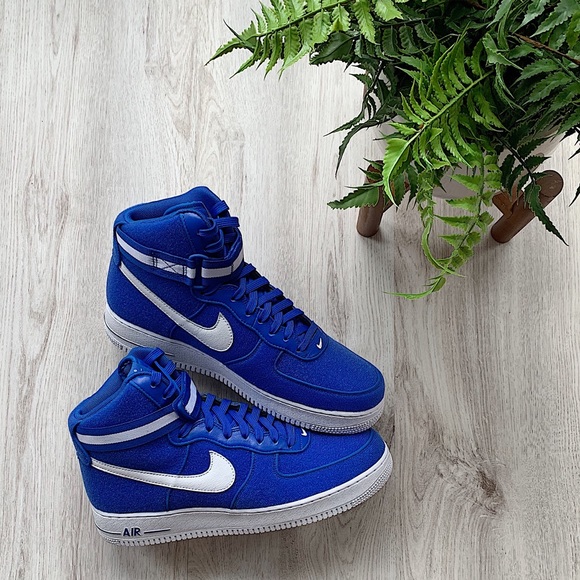 Nike ID custom air force 1 DUKE patch sneakers - Picture 3 of 7